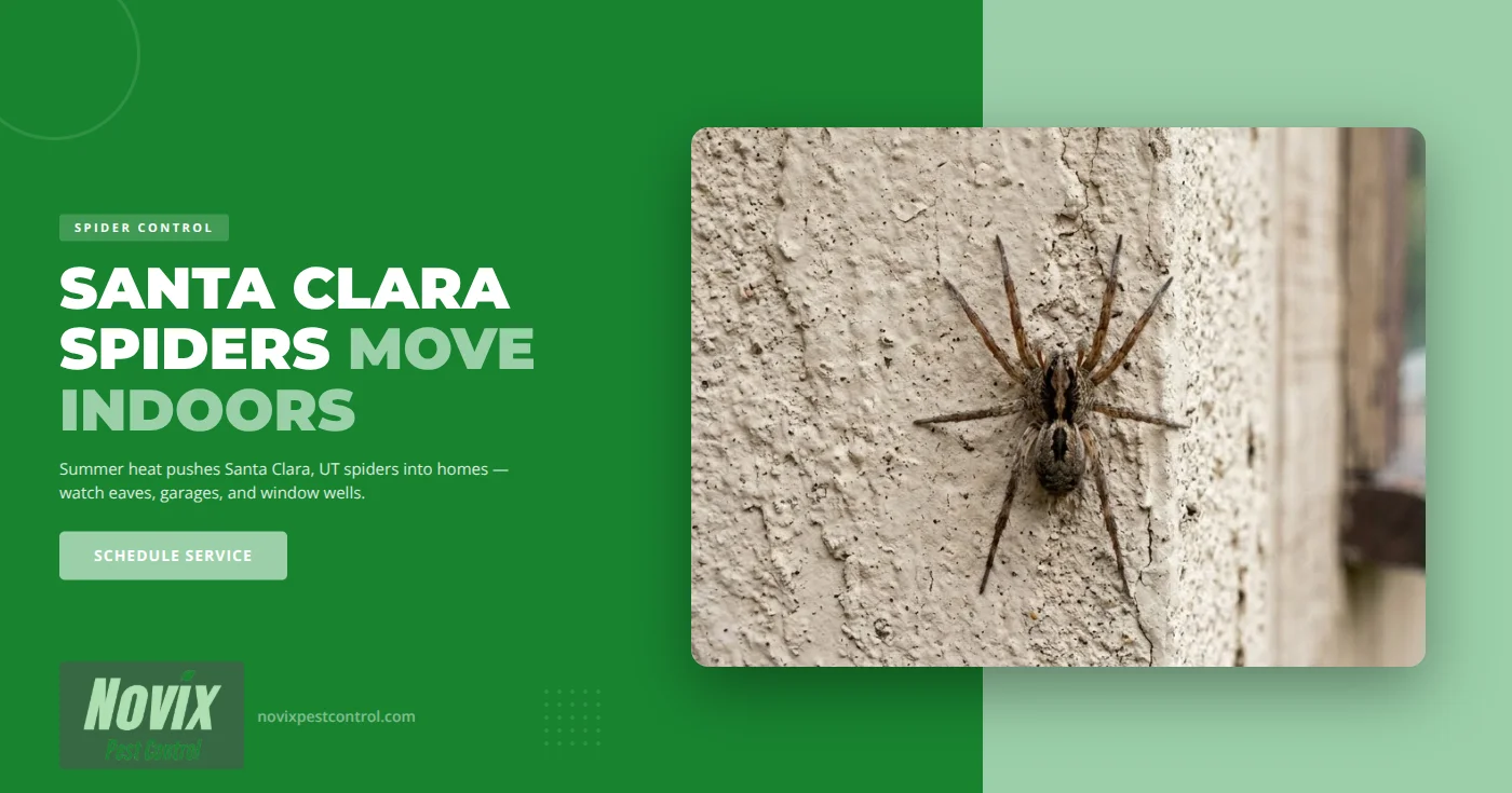 Spider Control in Santa Clara, UT